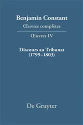 Book cover of Discours au Tribunat. De la possibilité d'une constitution républicaine dans un grand pays (1799–1803) by Maria Luisa Sanchéz Mejía