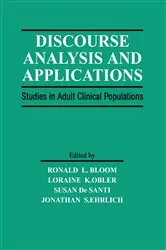 Book cover of Discourse Analysis and Applications by Ronald L. Bloom