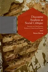 Book cover of Discourse Analysis as Social Critique by Benno Herzog