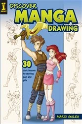 Book cover of Discover Manga Drawing by Mario Galea