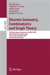 Book cover of Discrete Geometry, Combinatorics and Graph Theory by Jin Akiyama