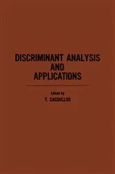 Book cover of Discriminant Analysis and Applications by Unknown