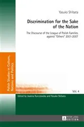 Book cover of Discrimination for the Sake of the Nation by Joanna Kurczewska