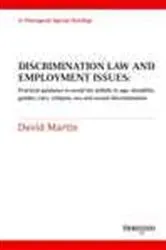 Book cover of Discrimination Law and Employment Issues (3rd ed.) by Unknown