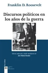 Book cover of Discursos políticos en los años de la guerra by Franklin D. Roosevelt