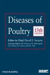 Book cover of Diseases of Poultry (13th ed.) by David E. Swayne
