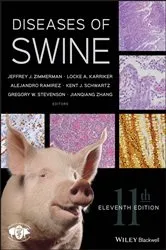 Book cover of Diseases of Swine (11th ed.) by Jeffrey J. Zimmerman