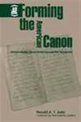 Book cover of Disforming The American Canon by Ronald A.T. Judy