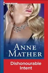 Book cover of Dishonourable Intent by Anne Mather