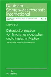 Book cover of Diskursive Konstruktion von Terrorismus in deutschen und chinesischen Medien by Unknown