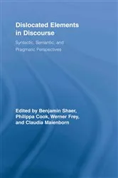 Book cover of Dislocated Elements in Discourse by Benjamin Shaer