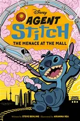 Book cover of Disney Agent Stitch: The Menace at the Mall by Steve Behling