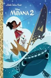 Book cover of Disney Moana 2 Little Golden Book by Paula Fuga