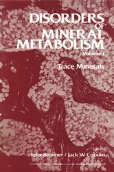 Book cover of Disorders of Mineral Metabolism by Felix Bronner