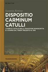 Book cover of Dispositio carminum Catulli by Susanna Bertone