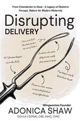 Book cover of Disrupting Delivery: From Chamberlen to Shaw by Adonica Shaw