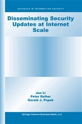 Book cover of Disseminating Security Updates at Internet Scale by Jun Li