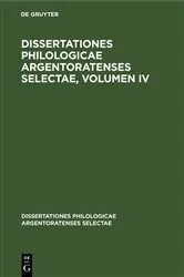 Book cover of Dissertationes philologicae Argentoratenses selectae, Volumen IV by Otto Puchstein