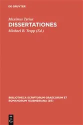 Book cover of Dissertationes by Maximus Tyrius