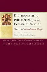 Book cover of Distinguishing Phenomena from Their Intrinsic Nature by Arya Maitreya