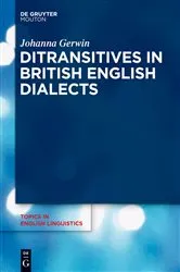 Book cover of Ditransitives in British English Dialects by Johanna Gerwin