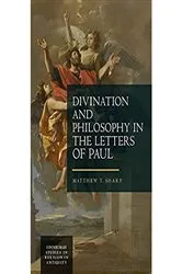 Book cover of Divination and Philosophy in the Letters of Paul by Matthew Sharp