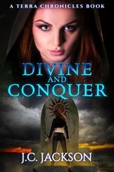 Book cover of Divine and Conquer by Jackson, J., C.