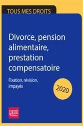 Book cover of Divorce, pension alimentaire, prestation compensatoire 2020 by Emmanuèle Vallas