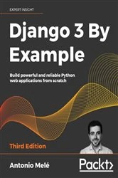 Book cover of Django 3 By Example (3rd ed.) by Antonio Mele