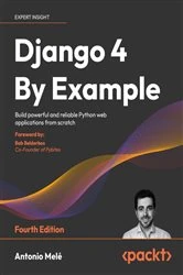 Book cover of Django 4 By Example by Antonio Melé