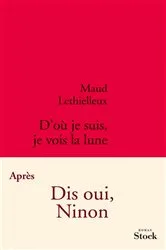 Book cover of D'où je suis je vois la lune by Maud Lethielleux