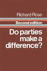 Book cover of Do Parties Make a Difference? (2nd ed.) by Richard Rose