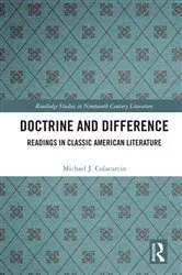 Book cover of Doctrine and Difference by Michael J. Colacurcio