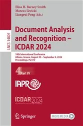 Book cover of Document Analysis and Recognition - ICDAR 2024 by Elisa H. Barney Smith
