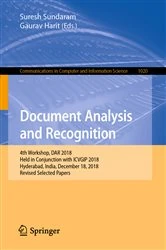 Book cover of Document Analysis and Recognition by Suresh Sundaram