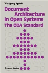 Book cover of Document Architecture in Open Systems: The ODA Standard by Wolfgang Appelt
