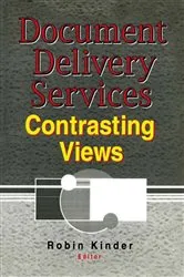 Book cover of Document Delivery Services by Linda S Katz