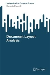 Book cover of Document Layout Analysis by Showmik Bhowmik
