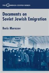 Book cover of Documents on Soviet Jewish Emigration by Boris Mozorov