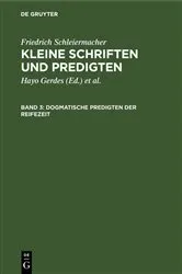 Book cover of Dogmatische Predigten der Reifezeit by Hayo Gerdes