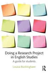 Book cover of Doing a Research Project in English Studies by Unknown