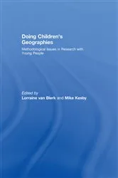 Book cover of Doing Children’s Geographies by Lorraine van Blerk