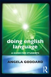Book cover of Doing English Language by Angela Goddard
