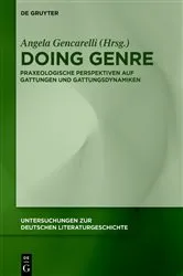 Book cover of Doing Genre by Angela Gencarelli