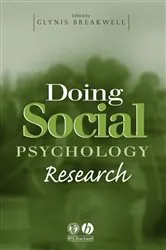 Book cover of Doing Social Psychology Research by Glynis M. Breakwell