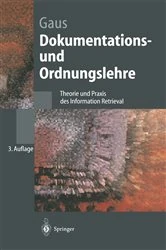 Book cover of Dokumentations- und Ordnungslehre (3rd ed.) by Wilhelm Gaus