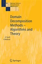 Book cover of Domain Decomposition Methods - Algorithms and Theory by Unknown