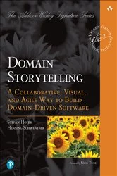 Book cover of Domain Storytelling by Stefan Hofer