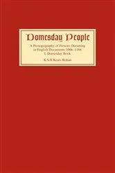 Book cover of Domesday People by K S B Keats-Rohan