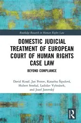 Book cover of Domestic Judicial Treatment of European Court of Human Rights Case Law by David Kosař